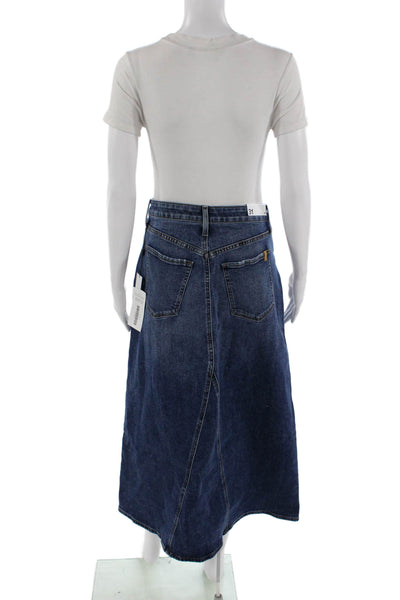 Joes Womens A-Line Maxi Skirt Dark Blue Size 31