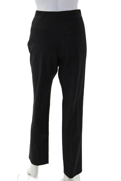 Theory Women Dress Pants Black 96% Wool 4% Lycra Hook & Eye Size 8
