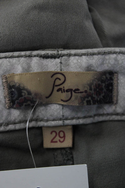 Paige Unisex Cargo Pants Dark Gray Size 29