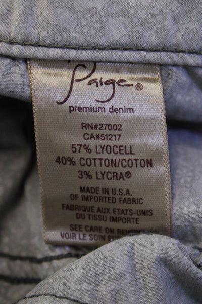 Paige Unisex Cargo Pants Dark Gray Size 29