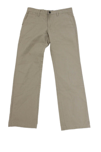 Volcom Mens Beige Chino Pants 29 Inseam Size 28