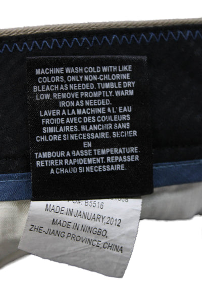 Volcom Mens Beige Chino Pants 29 Inseam Size 28