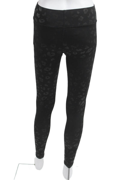 Terez Women Black Animal Print Ankle Jeggings Size XS