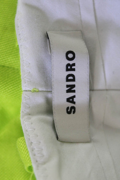 All Access Womens Ankle Red Solid Nylon Spandex Leggings Size XS