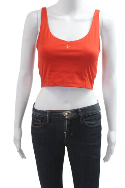 All Access Womens Pull On Sports Bra Orange Size Small