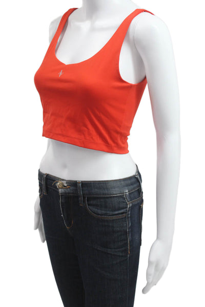 All Access Womens Pull On Sports Bra Orange Size Small
