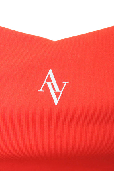 All Access Womens Pull On Sports Bra Orange Size Small