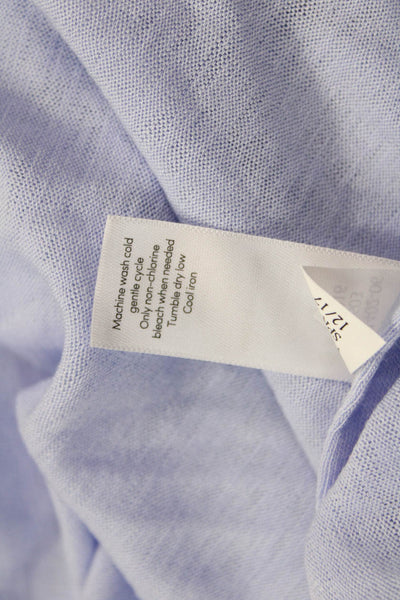 Athleta Womens Basic Light Blue T-Shirt Short Sleeve Round Neck Size M