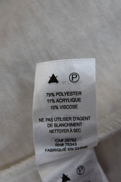 Joie Women Classic Sleeveless Beige Vest Size XL