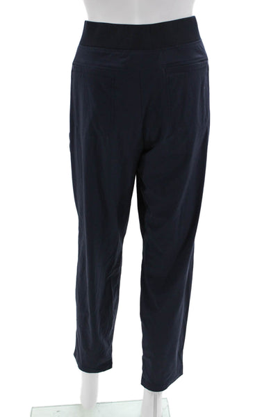 Athleta Womens Jogger Pants Dark Blue Drawstring Size 12