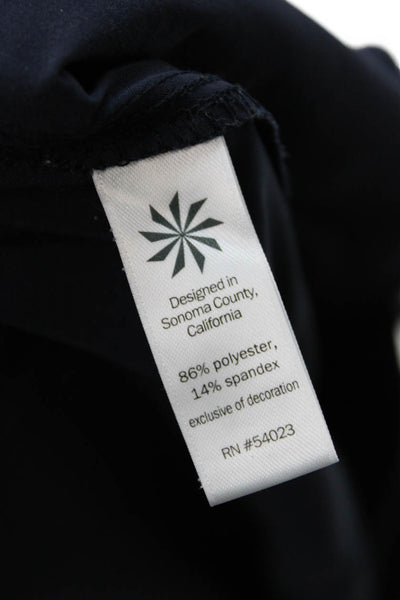 Athleta Womens Jogger Pants Dark Blue Drawstring Size 12