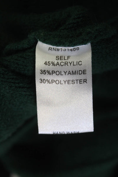 Fate. Womens Mini Sweater Dress Green Long Sleeve Size S