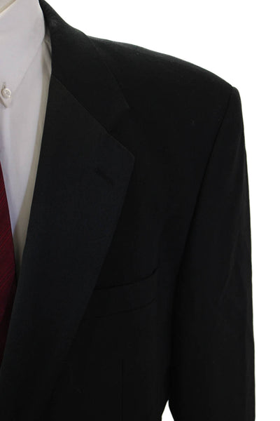 Neil Allyn Men's Tuxedo Jacket Black 100% Wool Button Closure Size 44