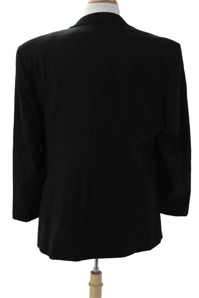Neil Allyn Men's Tuxedo Jacket Black 100% Wool Button Closure Size 44