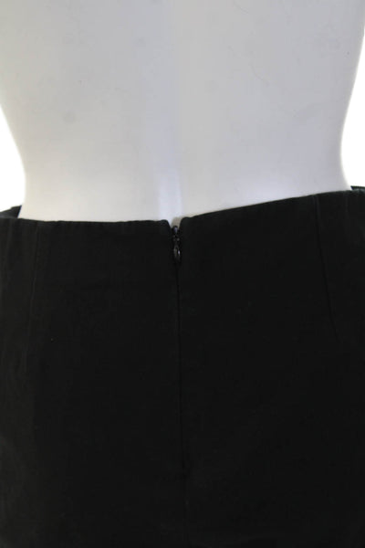 Rag & Bone Women Jogger Pants Black Striped Cotton Zip Inseam 27 Size 6