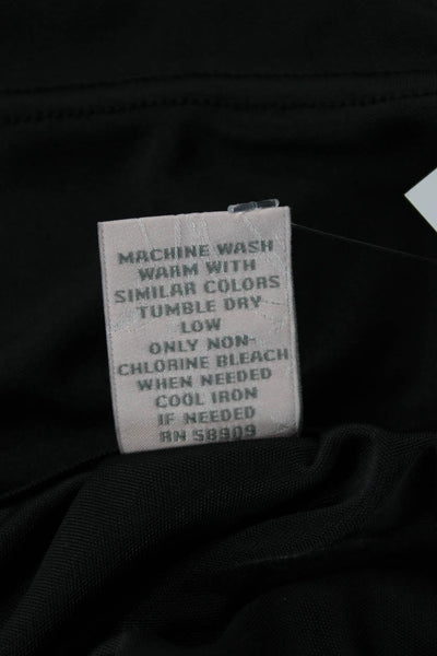 Cabernet Women Mini Short Black Polyester Solid Skirt Size M