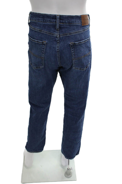 Lucky Brand Mens Straight Dark Blue Jeans Size 34