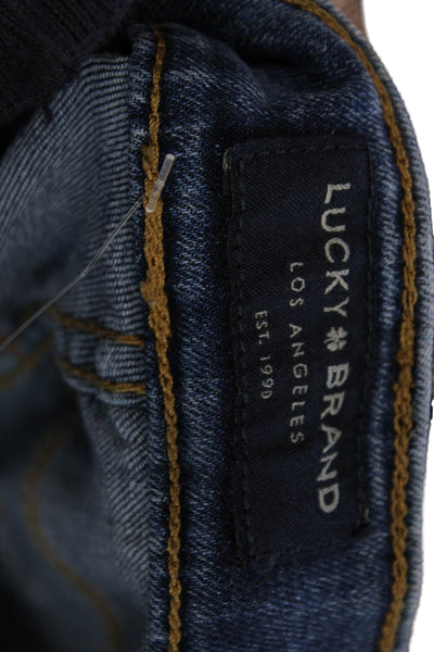 Lucky Brand Mens Straight Dark Blue Jeans Size 34