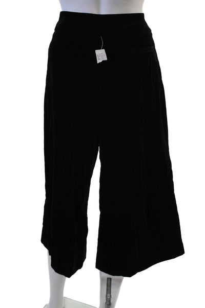 Womyn Womens A-Line Maxi Pants Black 100% Cotton Size 10