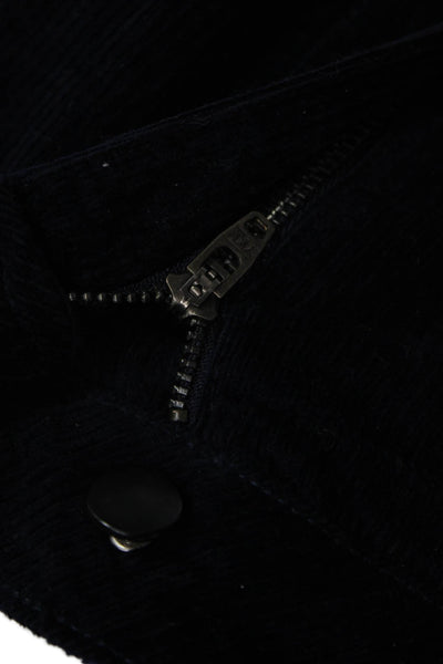 J. Mclaughlin Women Ankle Cropped Black Button Pants Size 12