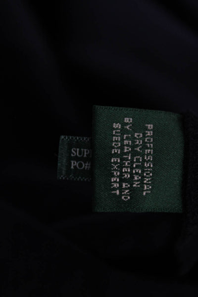 Lauren Ralph Lauren Womens Shirt Dress Dark Blue Collared Knee Length Size 10