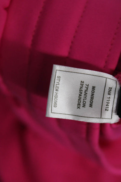 Monrow Women Jogger Sweatpants Pink Drawstring Nylon Spandex Size S