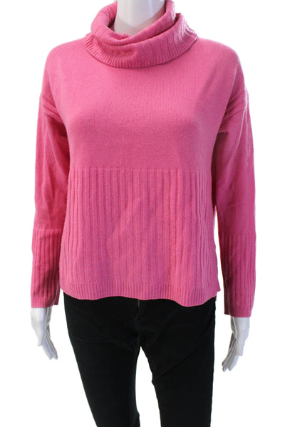 Derek Lam 10 Crosby Women Cashmere Turtleneck Sweater Pink Size XS