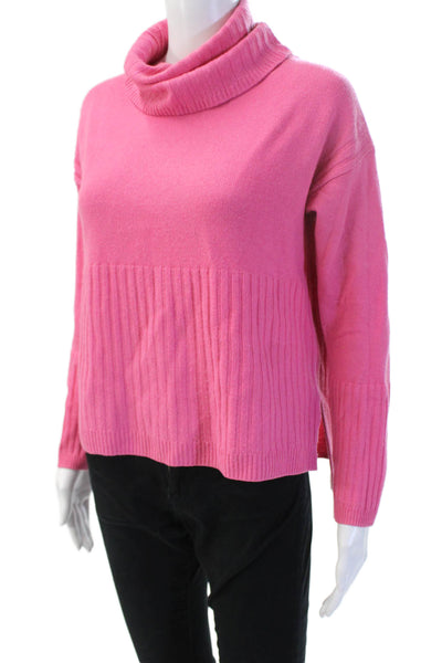 Derek Lam 10 Crosby Women Cashmere Turtleneck Sweater Pink Size XS