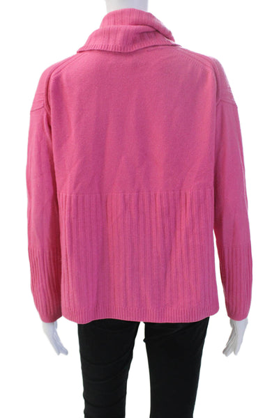 Derek Lam 10 Crosby Women Cashmere Turtleneck Sweater Pink Size XS