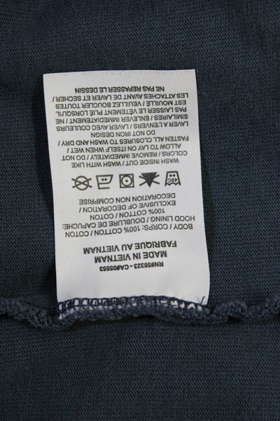 Nike Mens Pullover Hoodie Dark Blue 100% Cotton Long Sleeve Size M