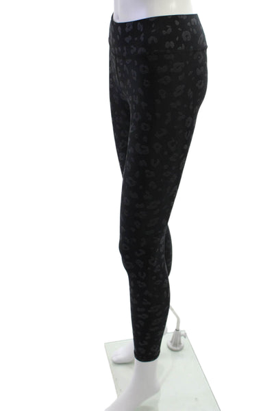Terez Womens Black Animal Print Ankle Jeggings Size S