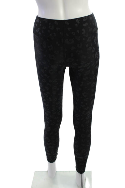 Terez Womens Black Animal Print Ankle Jeggings Size S