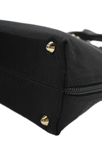 Cosci Womens Gold Tone Hardware Full Zip  Crossbody Bag Black