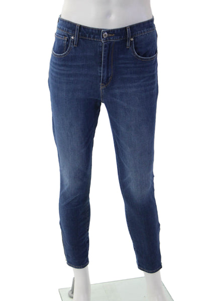 Levi Strauss & Co Unisex Dark Blue Ankle Skinny Jeans Size 31