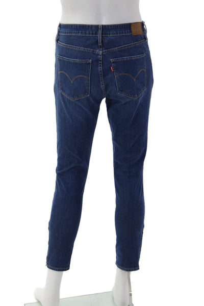 Levi Strauss & Co Unisex Dark Blue Ankle Skinny Jeans Size 31