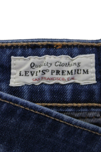 Levi Strauss & Co Unisex Dark Blue Ankle Skinny Jeans Size 31