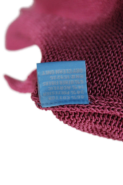 J. Mclaughlin Womens V-Neck Pullover Sweater Pink Long Sleeve Size M