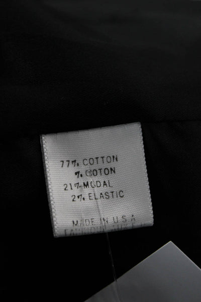 Theory Womens Classic Black Collared Button Blazer Long Sleeve Size 4