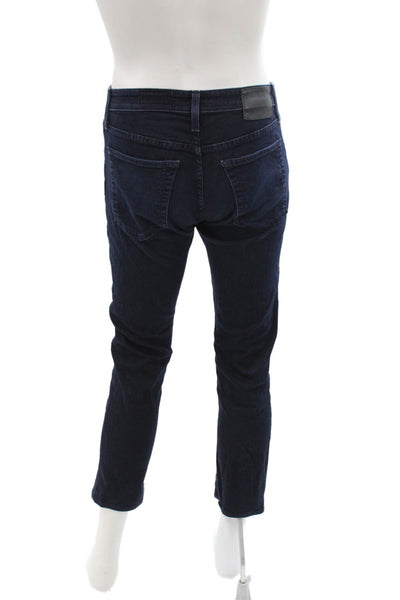AG Men Cropped Ankle Jeans Dark Blue Button Fly Size 31