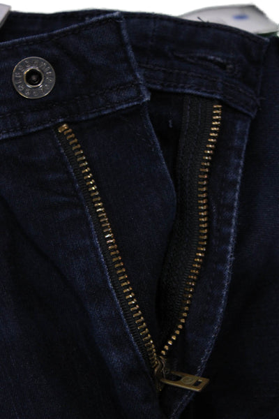 AG Men Cropped Ankle Jeans Dark Blue Button Fly Size 31