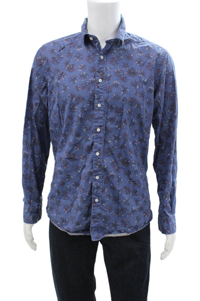 Rodd & Gunn Men's Long Sleeves Spotted Dot Button Down Shirt Size M