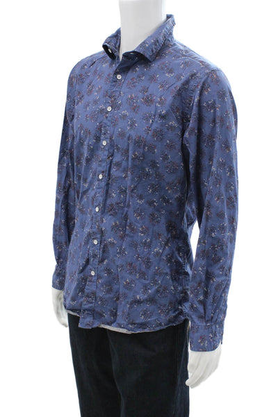 Rodd & Gunn Men's Long Sleeves Spotted Dot Button Down Shirt Size M