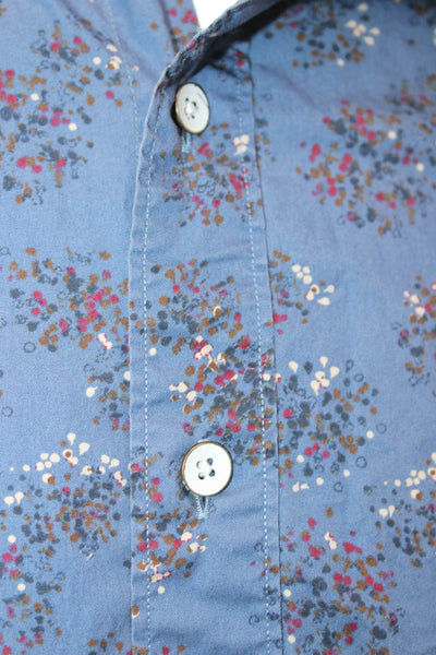 Rodd & Gunn Men's Long Sleeves Spotted Dot Button Down Shirt Size M