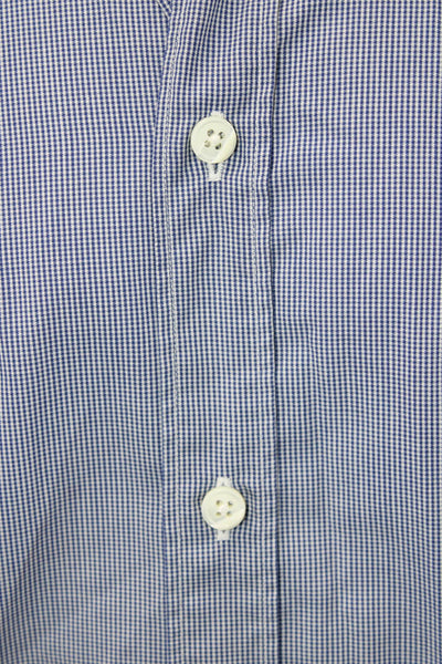 Z Zegna Mens Collared Long Sleeves Button Down Striped Shirt Size 15.5
