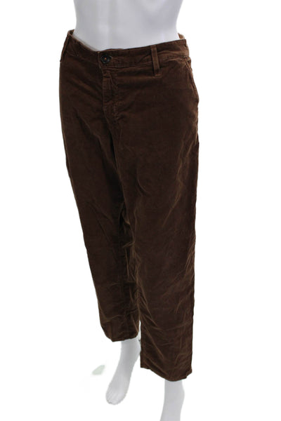 AG Adriano Goldschmied Mens Cropped Chino Pants Brown Size 32