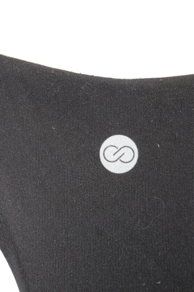 Calia Women Black Tank Dress Sleeveless Round Neck Short Size M
