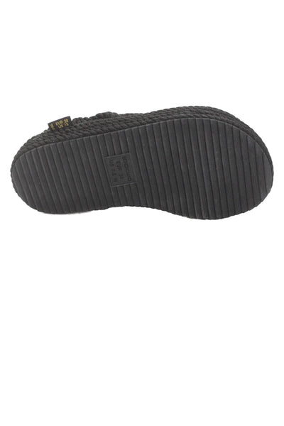 Bohonomad Womens Solid Robe Sandals Black Size 7.5