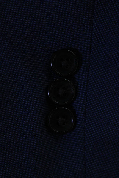 Lauren Ralph Lauren Mens Blazer Dark Blue Button Solid Fall Size 34