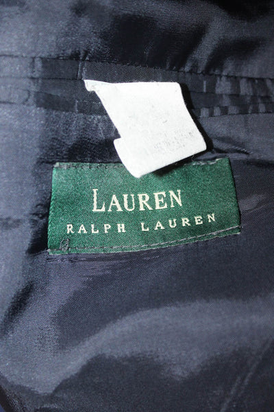 Lauren Ralph Lauren Mens Dark Blue Wool Blazer Button Classic Size 46