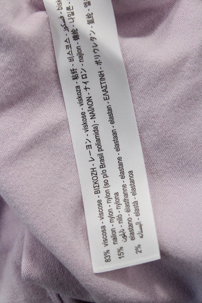 Zara Women Crew Neck Long Sleeve Pullover Pink Size S